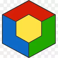 剪贴画几何形状角六角形