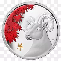 山羊金币皇家加拿大造币厂月币-山羊