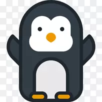 企鹅可伸缩图形计算机图标png图片企鹅