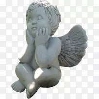 雕像天使雕塑png图片.天使