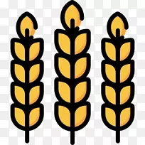 管理食品图形小麦版税-免费垂直耕作
