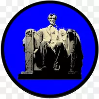 林肯纪念馆标志字体华盛顿特区。-绝对徽章