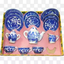 柳树花纹茶具茶杯瓷茶