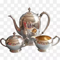 田纳西州瓷杯壶茶壶