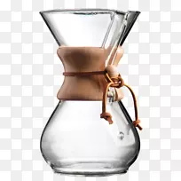 咖啡壶Chemex 6杯玻璃手柄Chemex 6杯经典咖啡