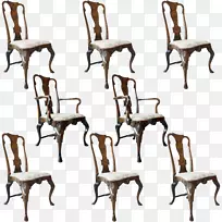 椅子，桌子，安妮女王式建筑，花园家具-椅子