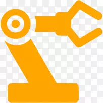 机器人工业机器人手臂标志-机器人