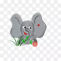 图像剪辑艺术插图像素级png图片.大象万圣节Dumbo