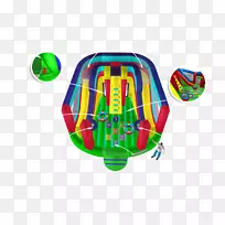 游戏球坑产品游乐场滑翔气球-充气游戏
