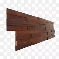 木材壁覆胶合板