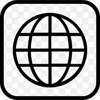 世界地球图形计算机图标-地球仪