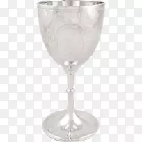 酒杯圣杯古董银酒