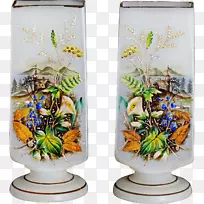 花瓶透明玻璃Murano陶瓷花瓶