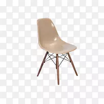 Eames躺椅钢丝椅(DKr 1)Charles和Ray Eames玻璃纤维扶手椅
