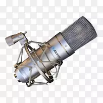 麦克风录音演播室公共广播系统录音和复制音频.AT 2020.麦克风
