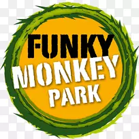 时髦的猴子公园标志Genner字体