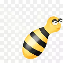 西方蜜蜂昆虫玛雅蜜蜂