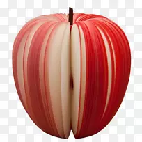 苹果渲染绘图图像水果-Manzana邮票