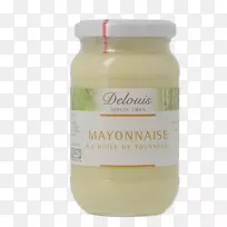 Bicoop Bio et‘hique vinaigrette调味品Delouis mayonnaise-蛋黄酱邮票