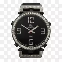 手表雅各布&Co不锈钢钻石手表