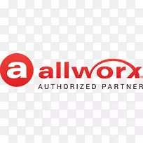 徽标品牌字体产品Allworx公司