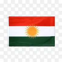 库尔德斯坦库尔德人长方形旗