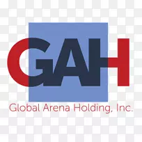 徽标OTCBB：gahc全球竞技场控股公司品牌字体