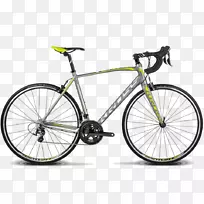 自行车架，道路自行车，赛车，自行车车轮，自行车马鞍.自行车