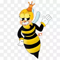 蜜蜂艺术女王蜜蜂丘比特-蜜蜂
