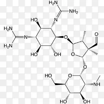 链霉素结构抗生素氨基糖苷新霉素