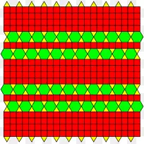 凸正则多边形的对称群镶嵌欧式倾斜-物化