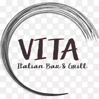 维塔意大利酒吧和烧烤标志字体品牌Instagram