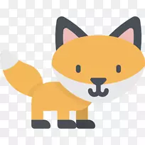 电脑图标小猫红狐狸猫须-小猫