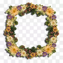 花卉设计花圈，切花，人造花