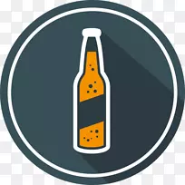 啤酒瓶玻璃瓶标志-啤酒