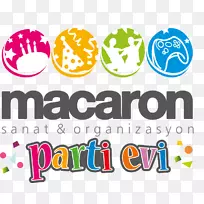 马卡隆艺术组织和派对家庭聚会