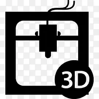 3D打印计算机图标打印机图形打印机