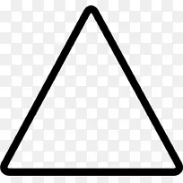 经典元素火焰炼金术符号水-等边三角形