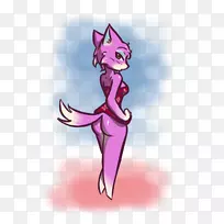 动物杂交：新叶马画扇艺术插图-弗雷娅