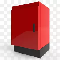 橱柜架可调式铝制门.红色系列