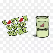 海因茨烘焙豆子波士顿产品标识-波士顿gebackene Bohnen