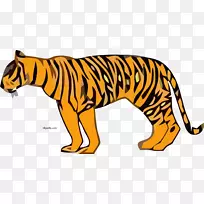 虎夹艺术狮子png图片猫虎