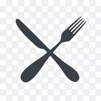八钟，波尼图形，勺子，叉子，插图-勺子
