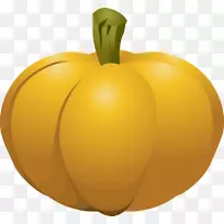 南瓜饼剪贴画图形开放部分-南瓜