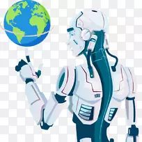 机器人人工智能图形png网络图