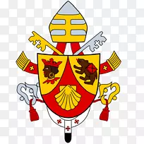 梵蒂冈城教皇军徽教皇本笃十六世
