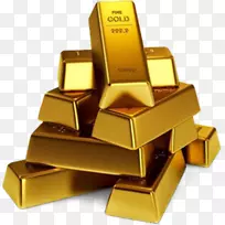 金条摄影黄金作为一种投资贵金属-黄金