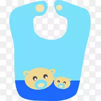剪贴画婴儿png图片图片围嘴卡通
