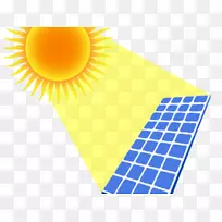 剪贴画太阳能非洲可再生能源
