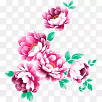 花卉设计水彩画花意象-花